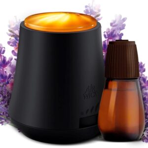 Airwick Essential Mist, Essential Oil Diffuser + 1 Refill, Lavender and Almond Blossom